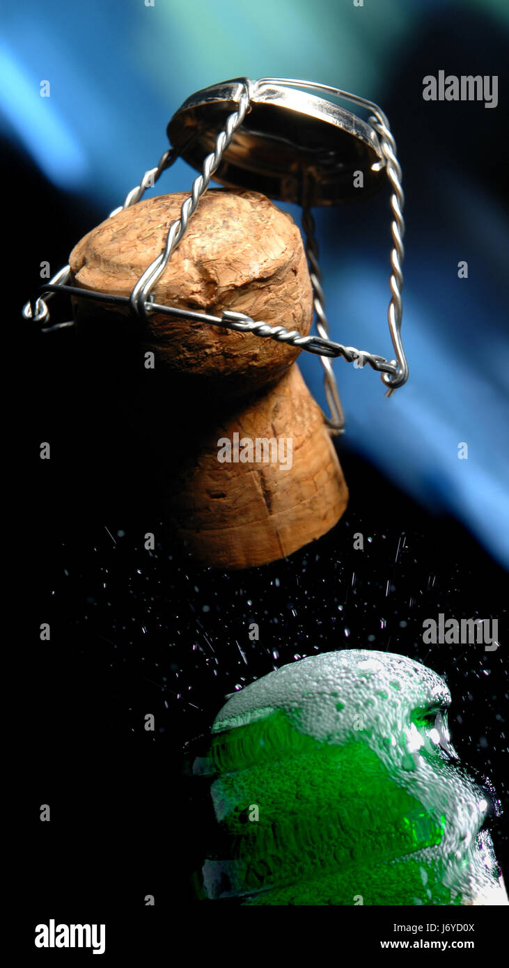 closeup party celebration bottle opening champagne cork anniversary foundation Stock Photo Alamy