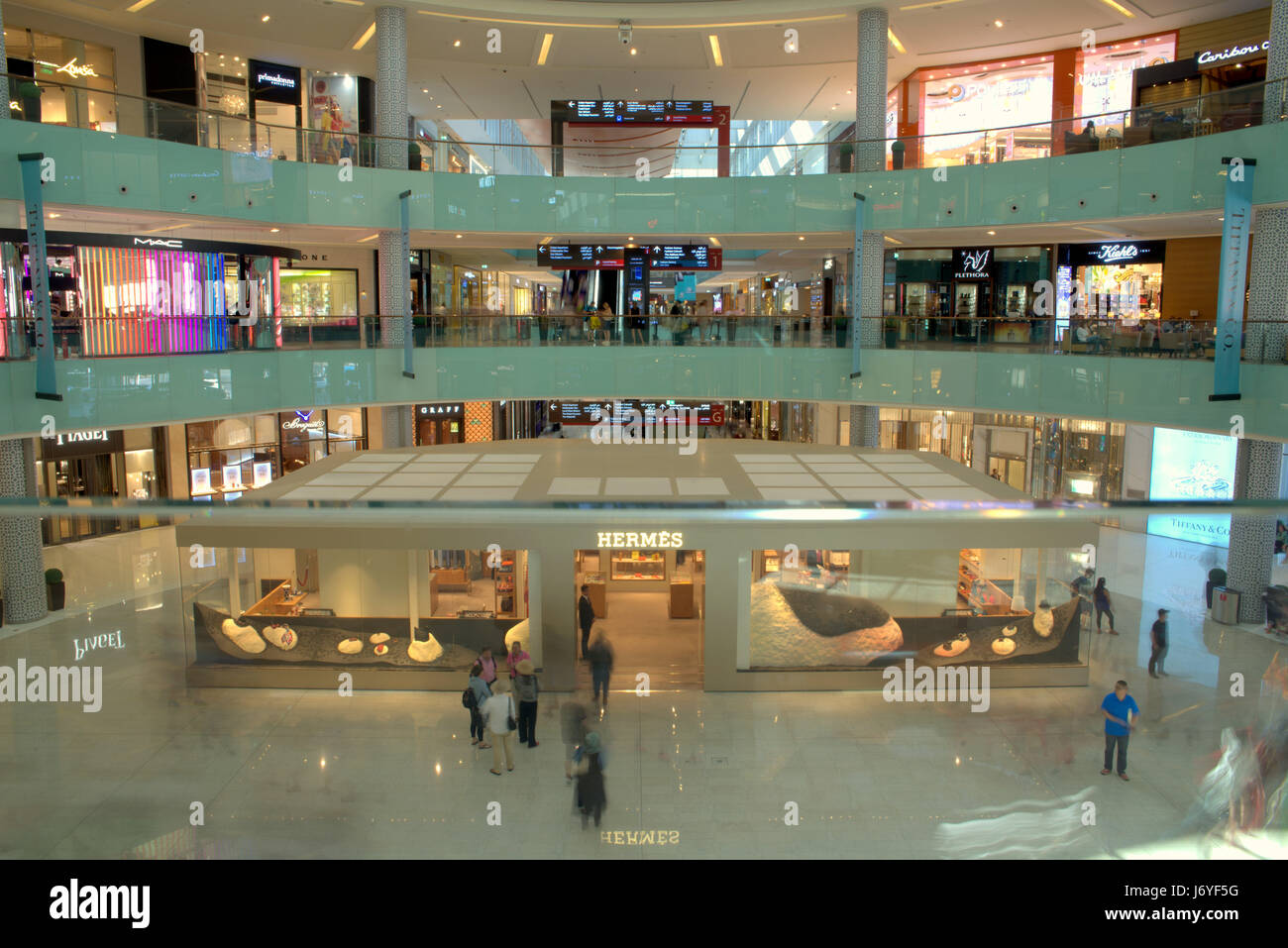 Dubai Mall, the largest shopping mall in the world with 1200 shops