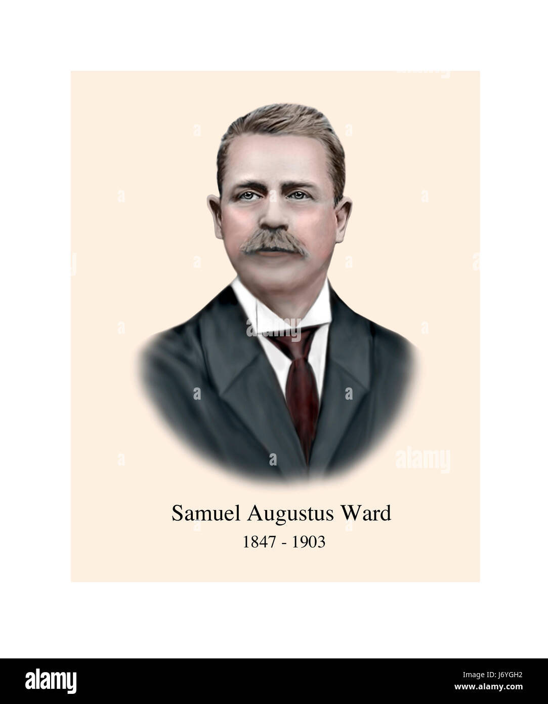 Samuel Augustus Ward, 1847-1903, American Organist, Composer Stock Photo