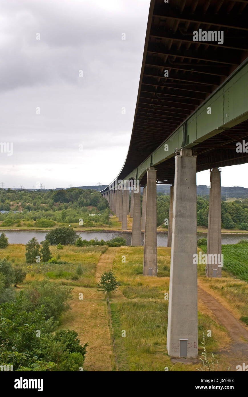 bridge water north sea salt water sea ocean channel baltic sea river channel Stock Photo