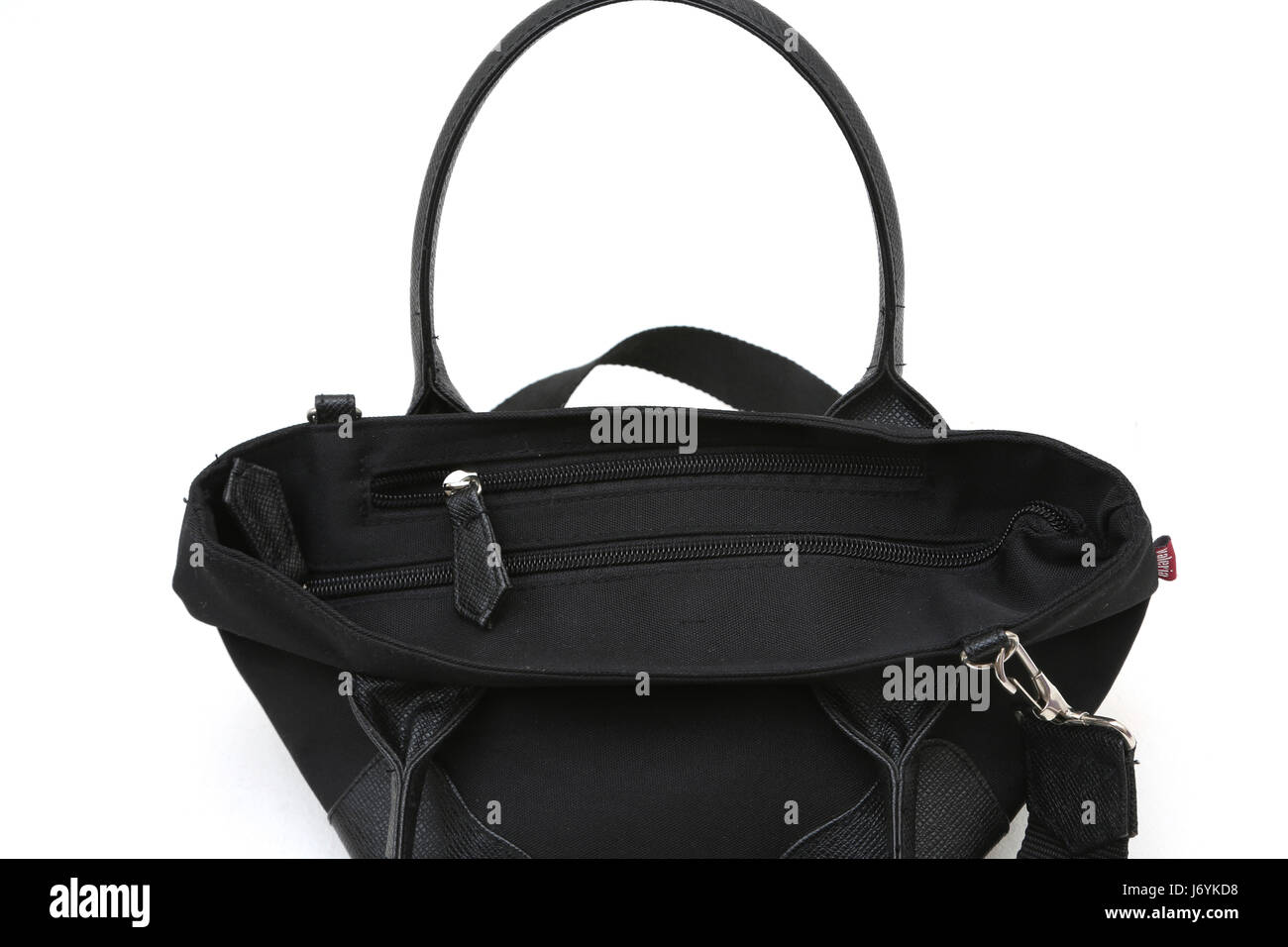 Valeria Black Handbag Stock Photo