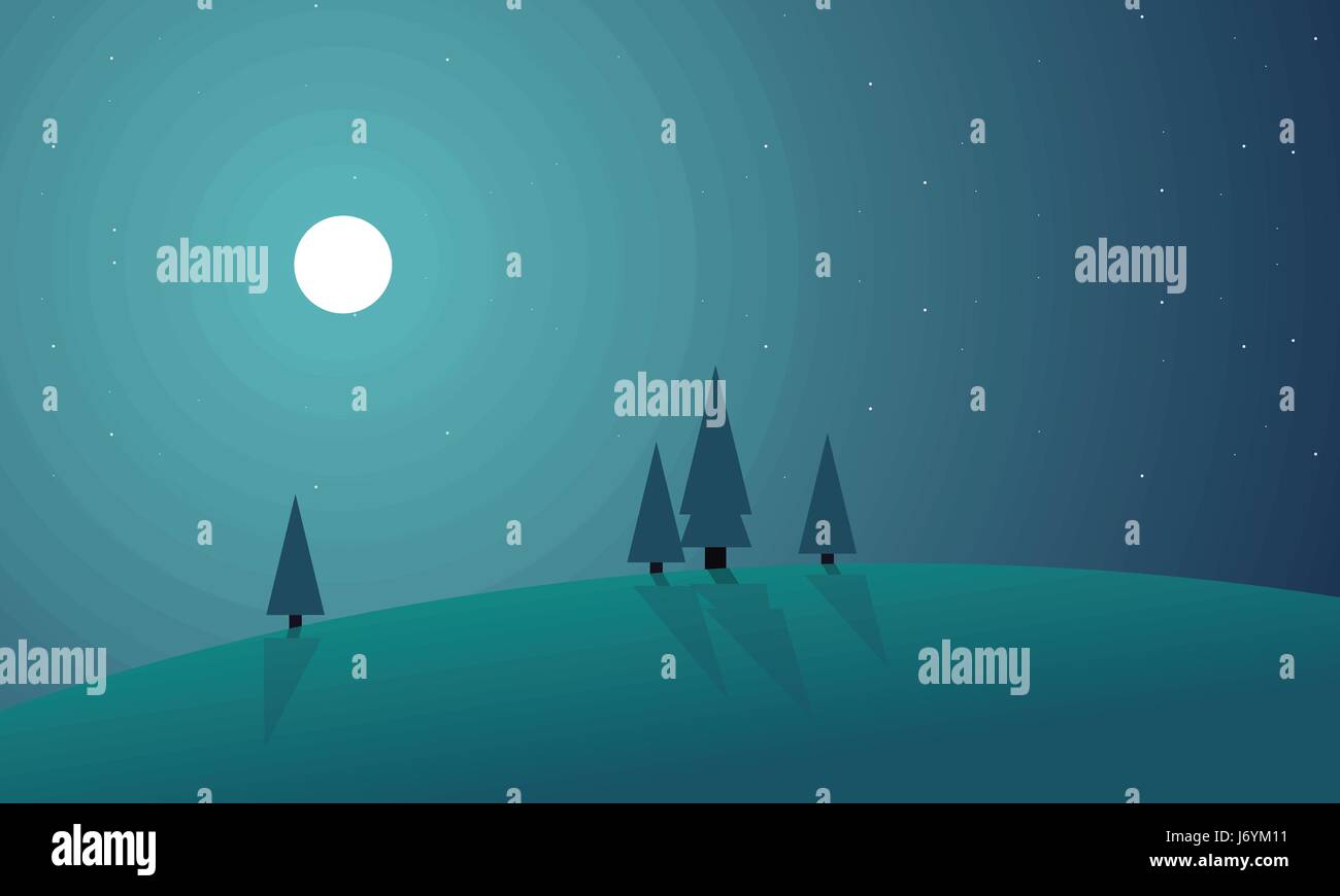 Background game with hill scenery Stock Vector Image & Art - Alamy