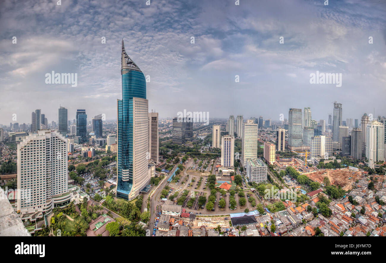 City skyline, Jakarta, Indonesia Stock Photo