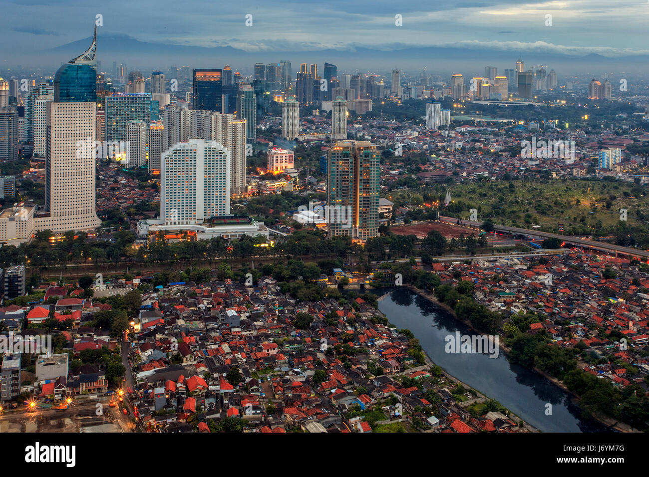 City skyline, Jakarta, Indonesia Stock Photo