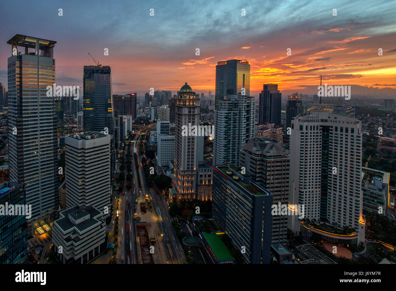 City skyline, Jakarta, Indonesia Stock Photo Alamy