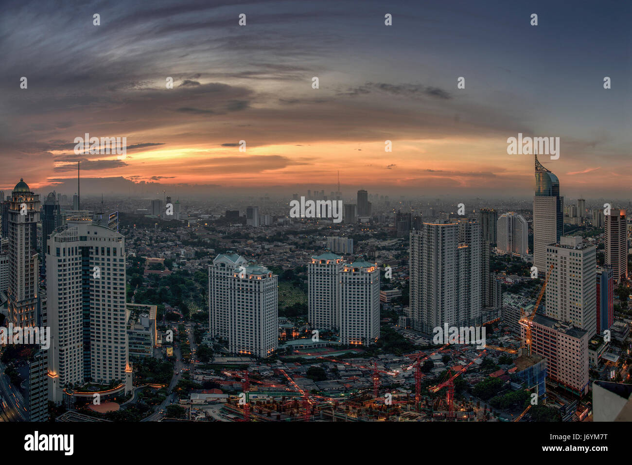 City skyline, Jakarta, Indonesia Stock Photo