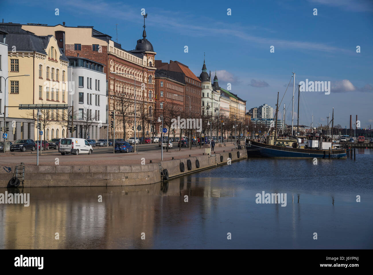 Helsinki waterfront Stock Photo