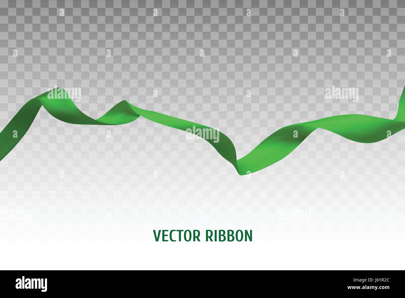 Green vector ribbon Stock Vector Image & Art - Alamy