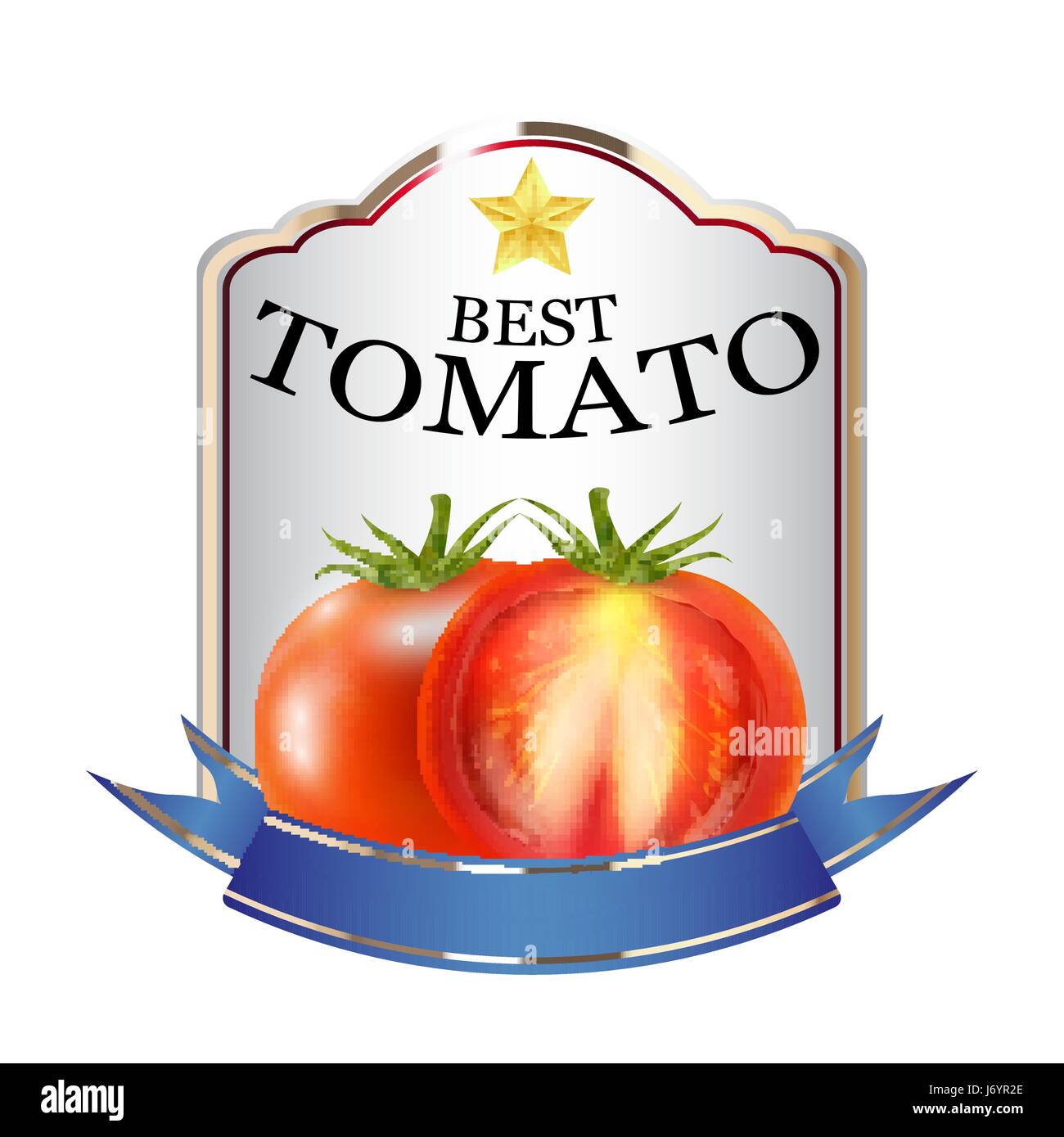 label of red tomato ketchup brand logo Stock Vector Image & Art - Alamy