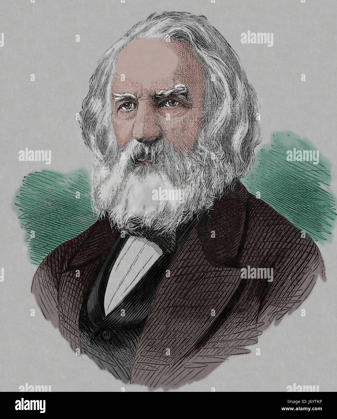 Henry Wadsworth Longfellow (1807-1882). American poet and educator ...