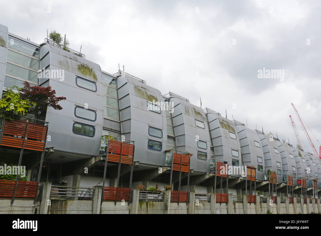 Grand Union Walk Housing Stock Photo