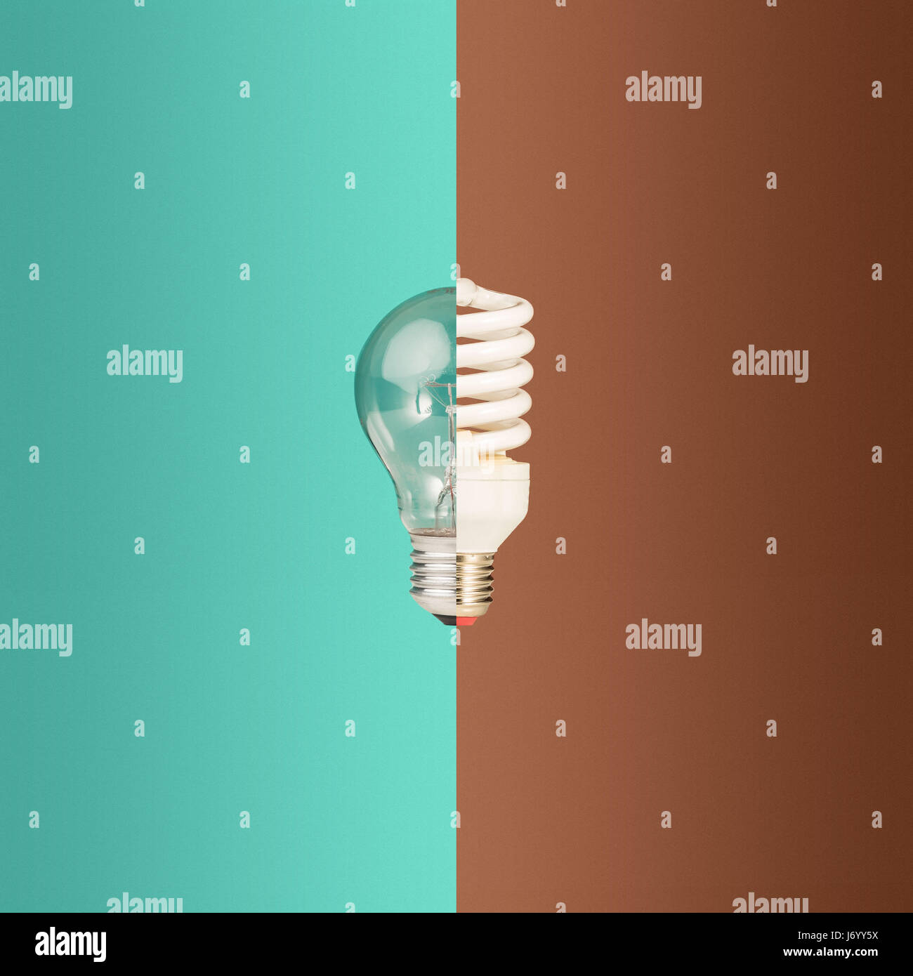 Old and new light bulbs together Stock Photo Alamy