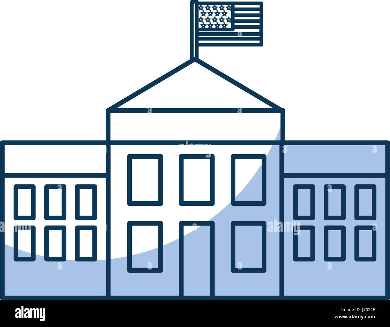White house cartoon washington Stock Vector Images Alamy
