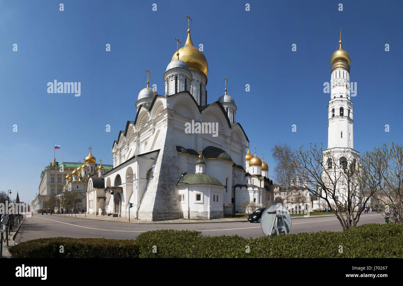 Photo Stéréo Ancienne – Tour D'Ivan Le Grand, Moscou – Tirage Original N&B