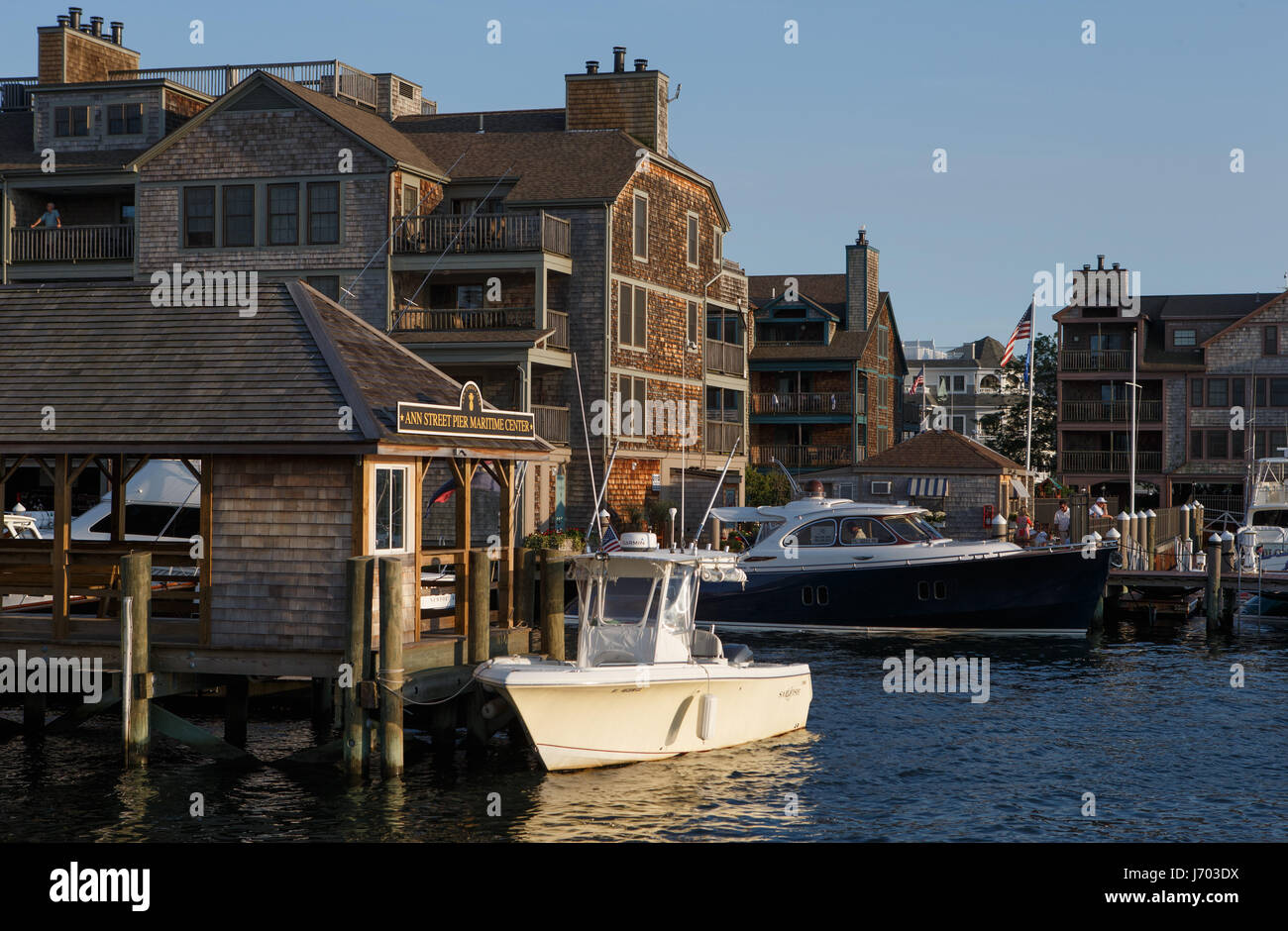 Ann Street Pier Newport Rhode Island,USA. Stock Photo