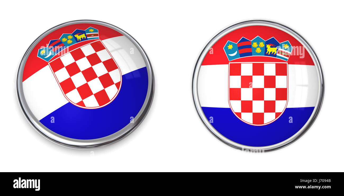 Mens T Shirt Icon And Croatia Flag
