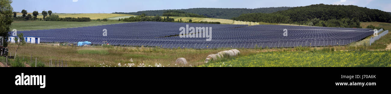 photovoltaic system in bingen Stock Photo