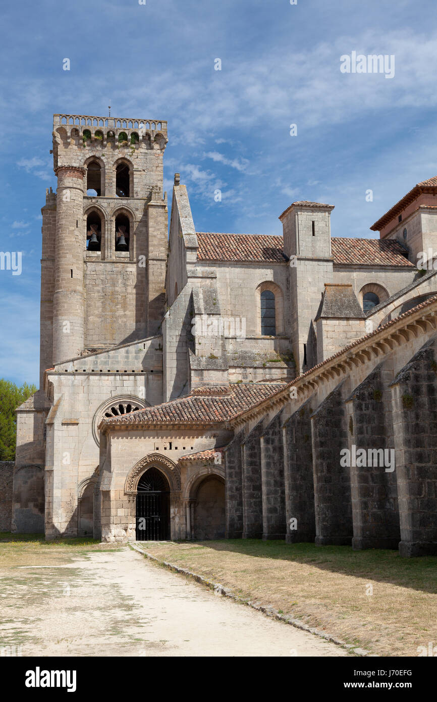 religion spain outside monastery style of construction architecture Stock Photo