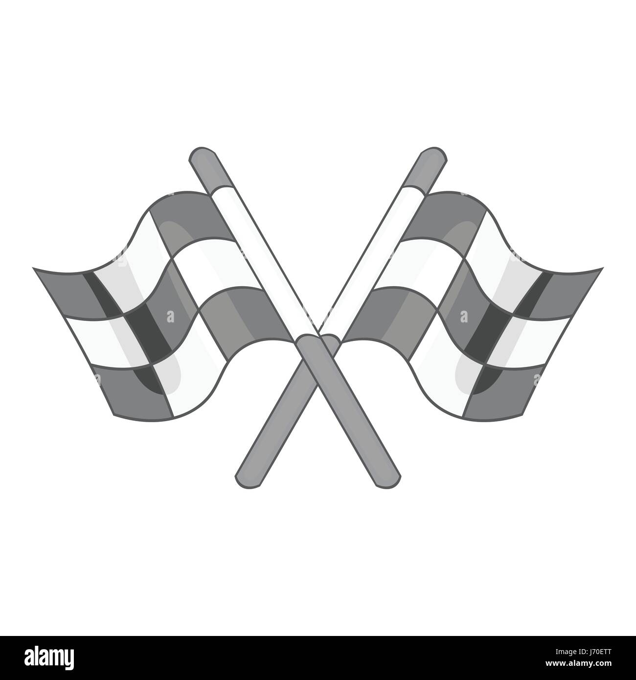 Racing flags icon, black monochrome style Stock Vector Image & Art - Alamy