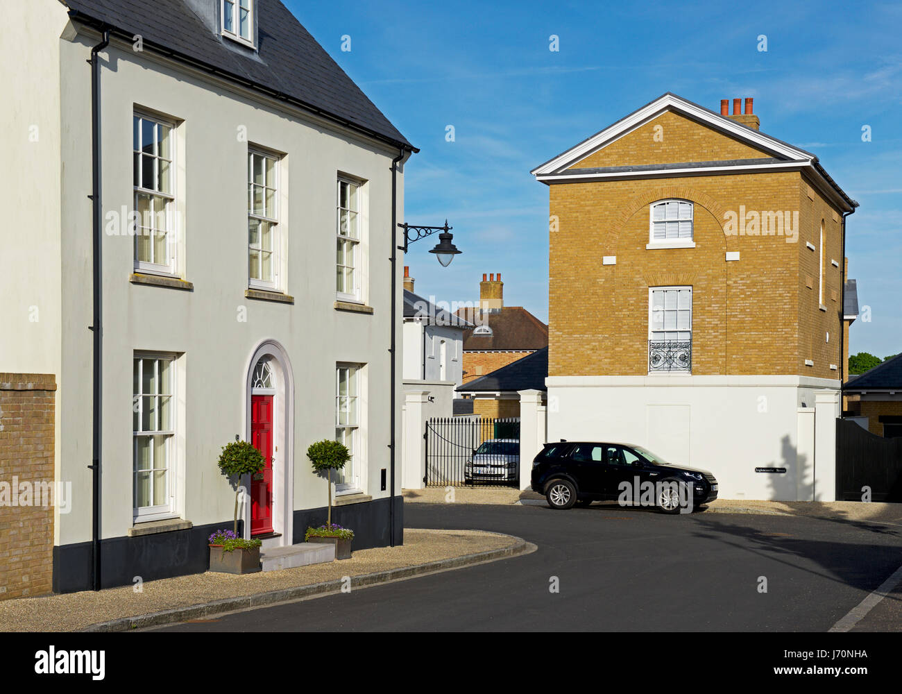 Houses in Poundbury, Dorset, England UK Stock Photo Alamy
