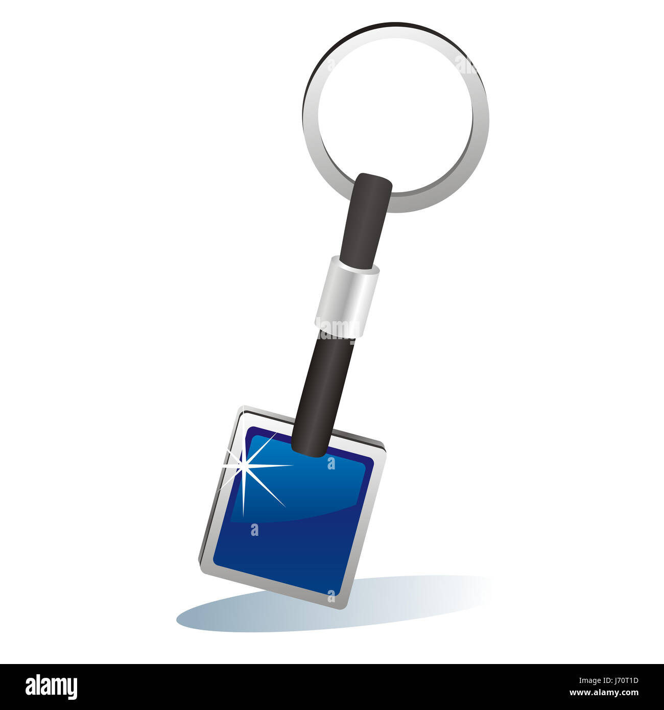 object isolated chain illustration colored key object isolated chain ...