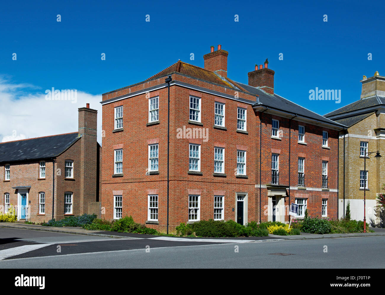 Houses in Poundbury, Dorset, England UK Stock Photo Alamy