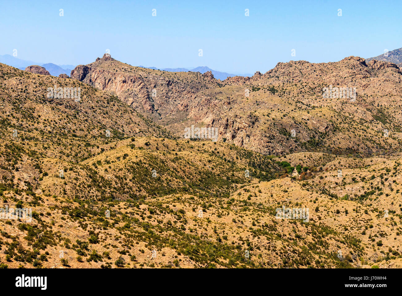 Thimble Peak, a knob visible on the climb up Mount Lemmon. Mount Lemmon