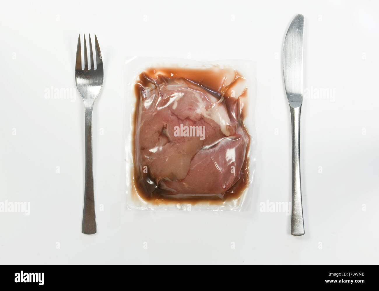 vacuum packed meat Stock Photo Alamy