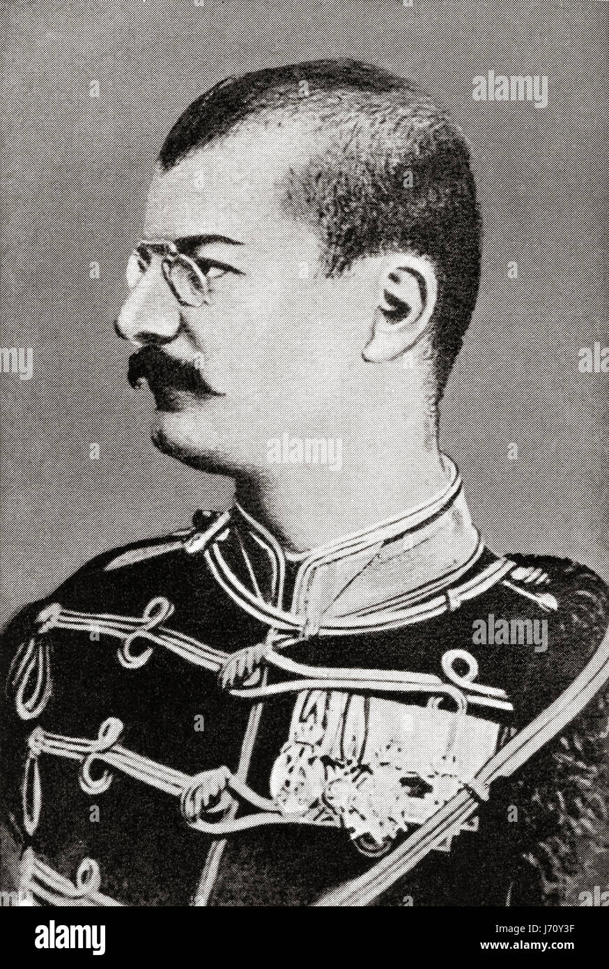 Alexander I or Aleksandar Obrenović,  1876 – 1903.  King of Serbia.  From Hutchinson's History of the Nations, published 1915. Stock Photo