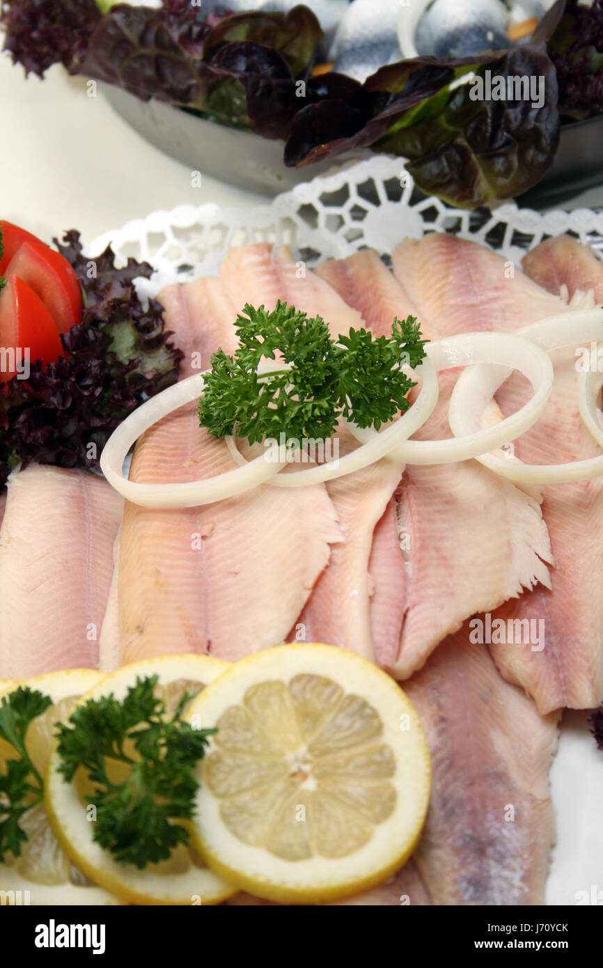 cold fish sideboard plate restaurant cold gastronomy kitchen cuisine ...