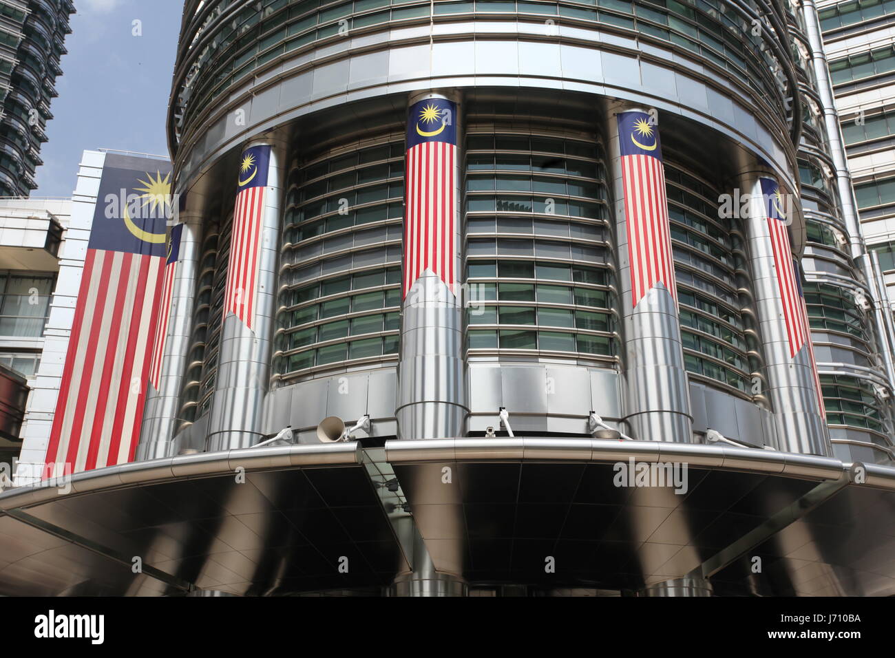 malaysia flag travel house multistory building multistorey building multi-story Stock Photo