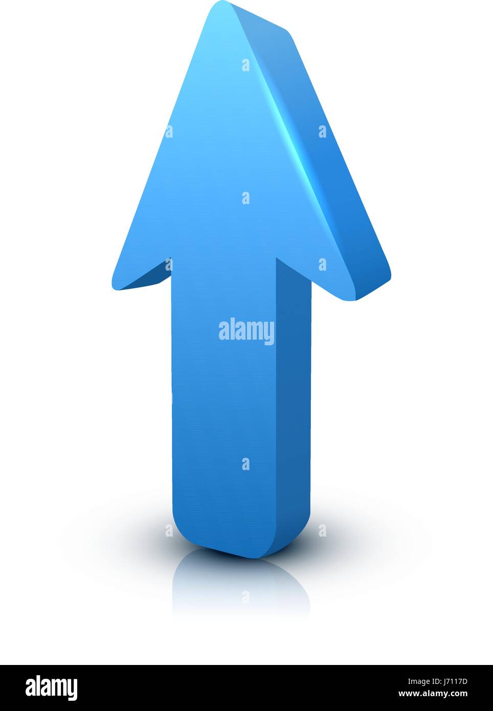 Arrow 3D isolated on white background Stock Vector Image & Art - Alamy
