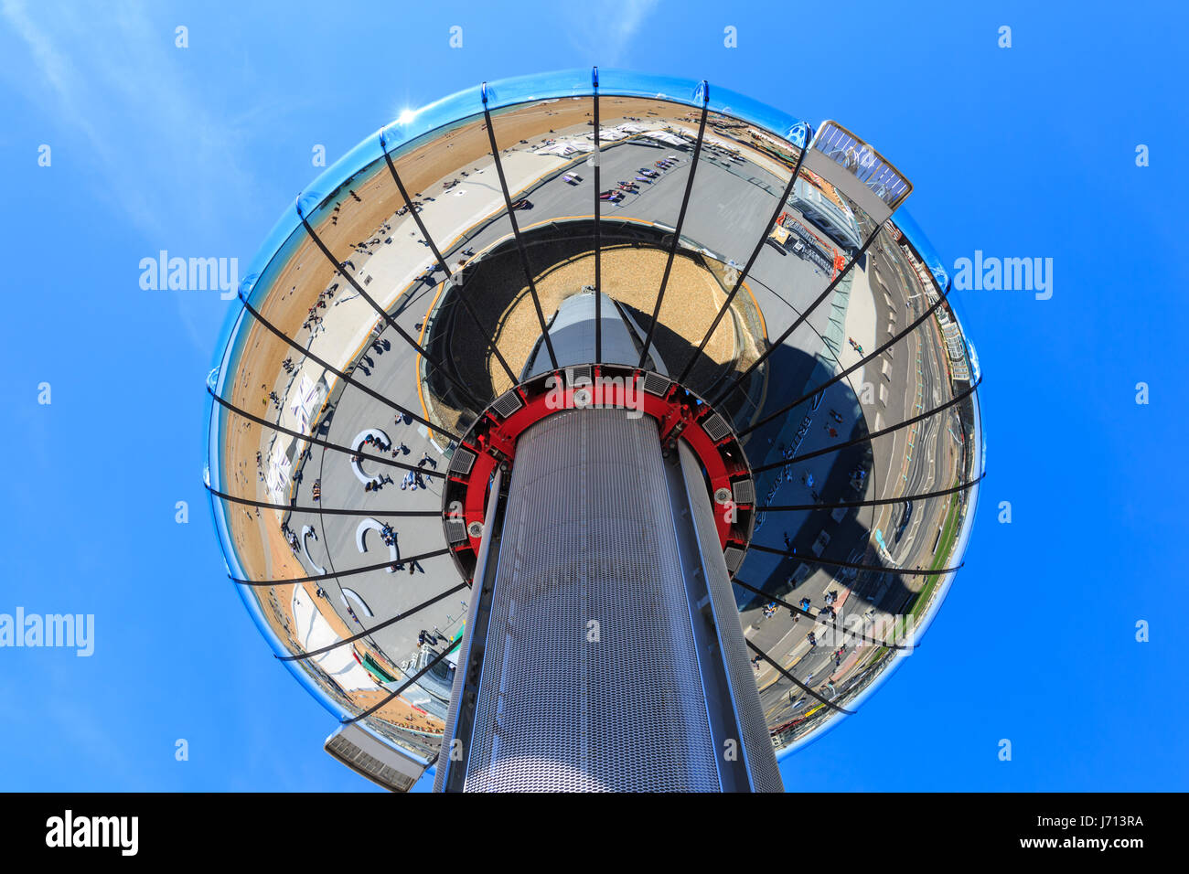 Brighton British Airways i360 observation tower on the seafront, Brighton, East Sussex, UK Stock Photo
