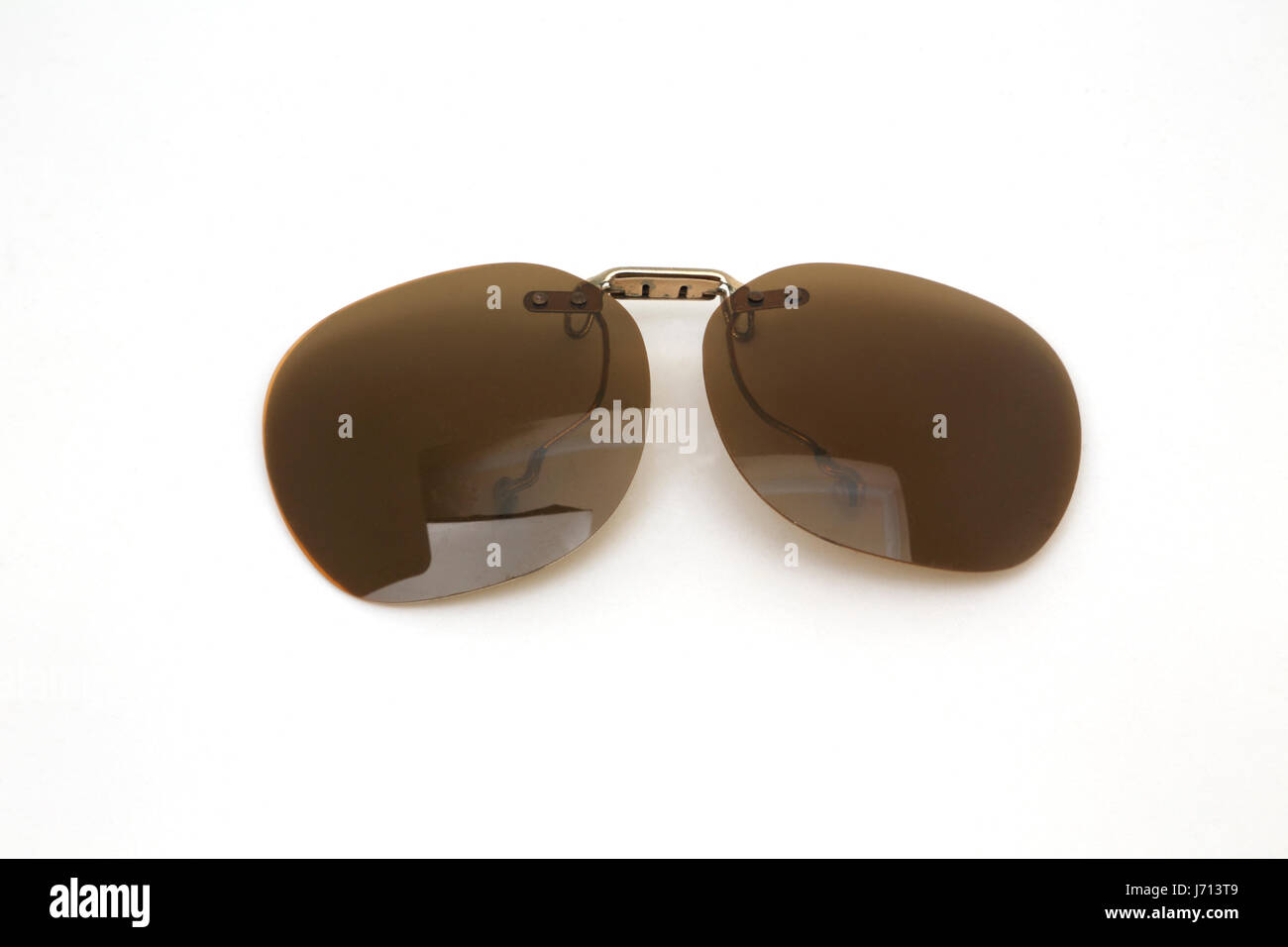 hilco american vintage polarised flip up clip on polarized sunglasses Stock Photo
