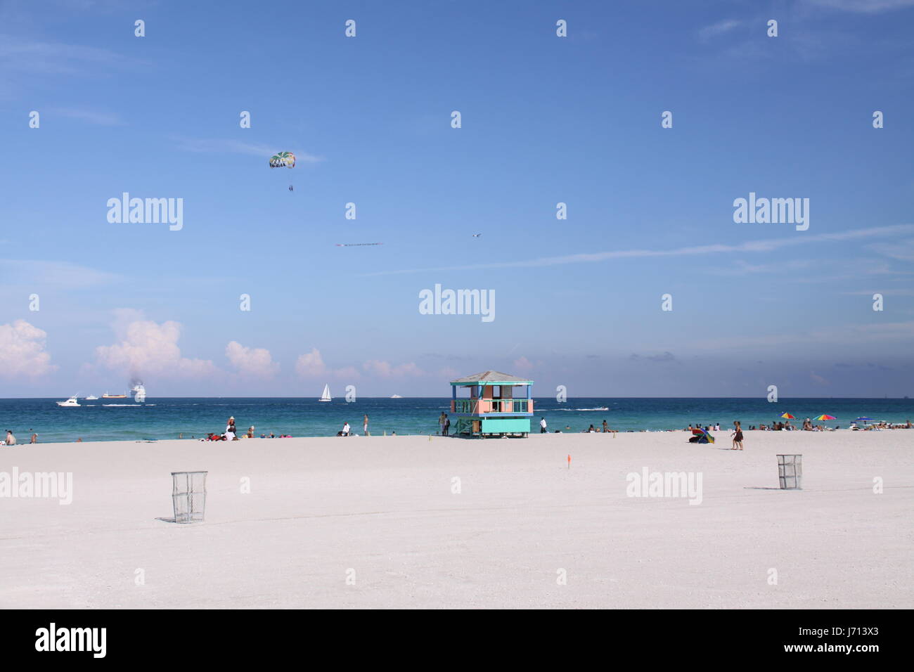 beach in miami beach Stock Photo