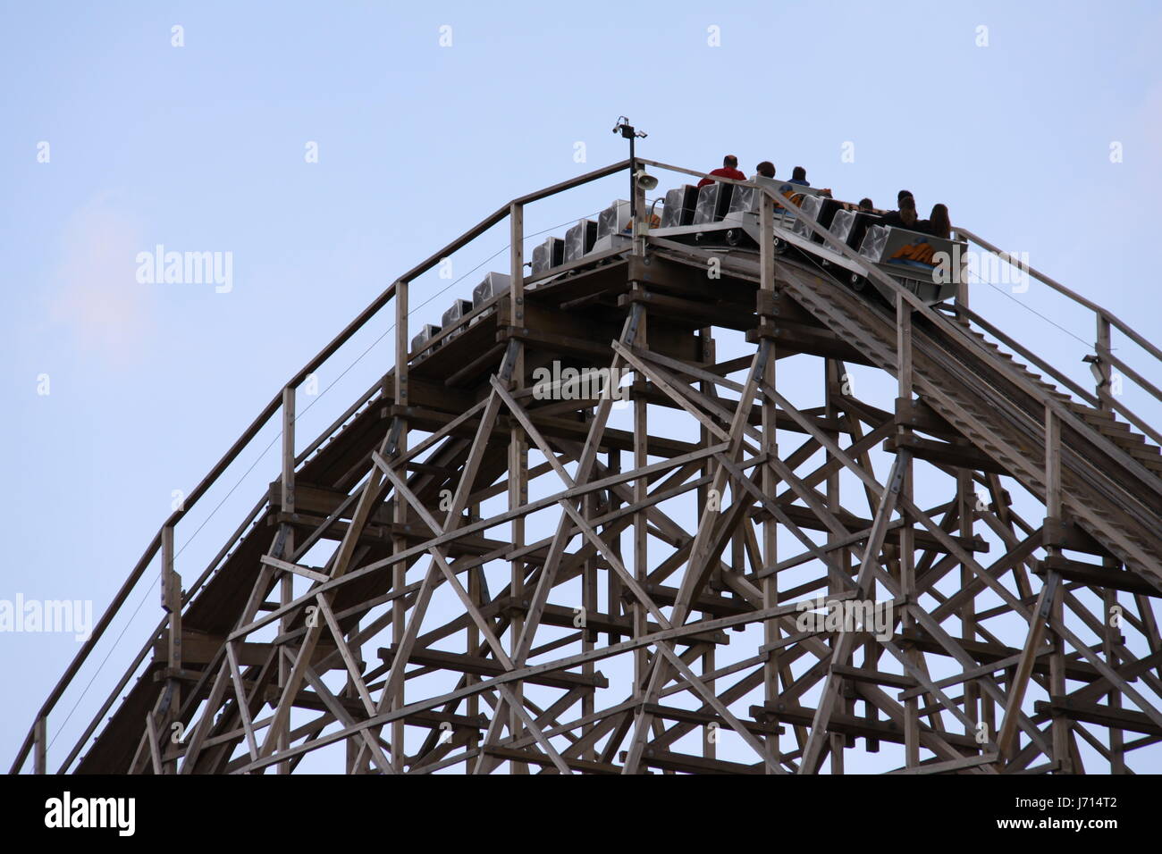 The colossus rollercoaster theme park hi-res stock photography and ...
