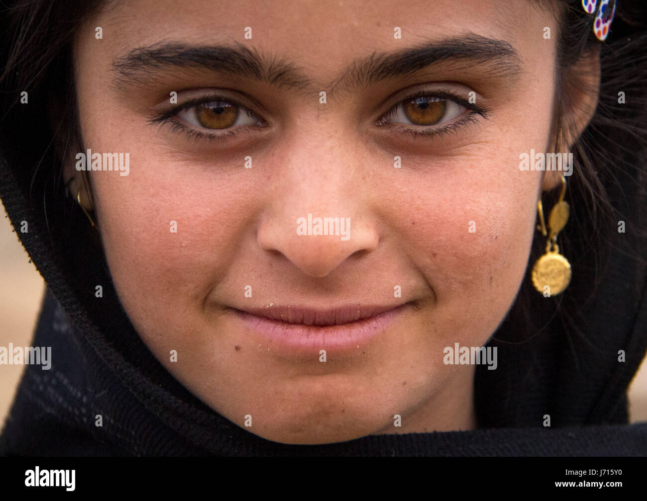 Bakhtiari nomad in Koohrand, Iran Stock Photo