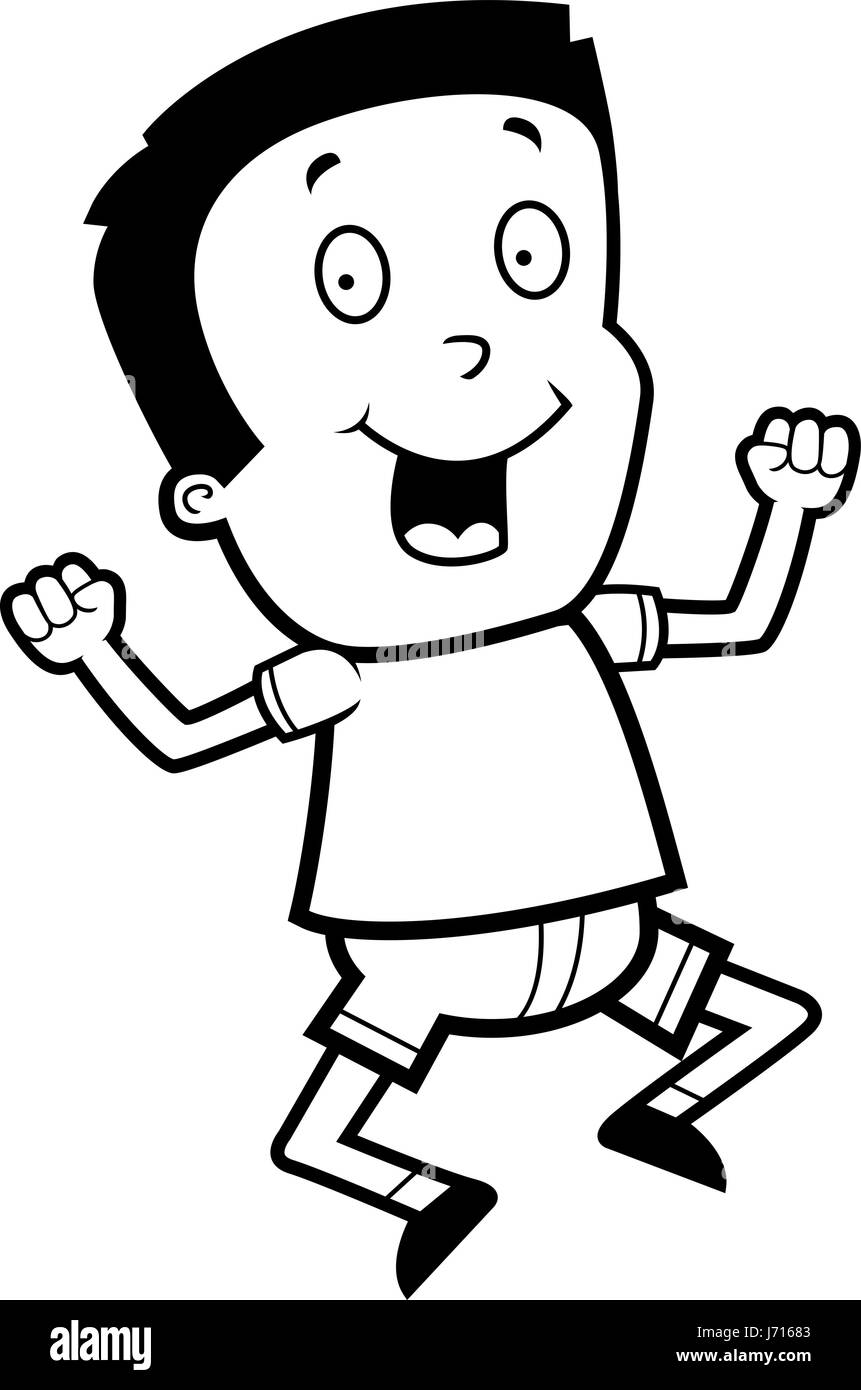A cartoon illustration of a boy jumping and smiling Stock Vector Image & Art - Alamy A cartoon illustration of a boy jumping and smiling Stock Vector Image & Art - Alamy