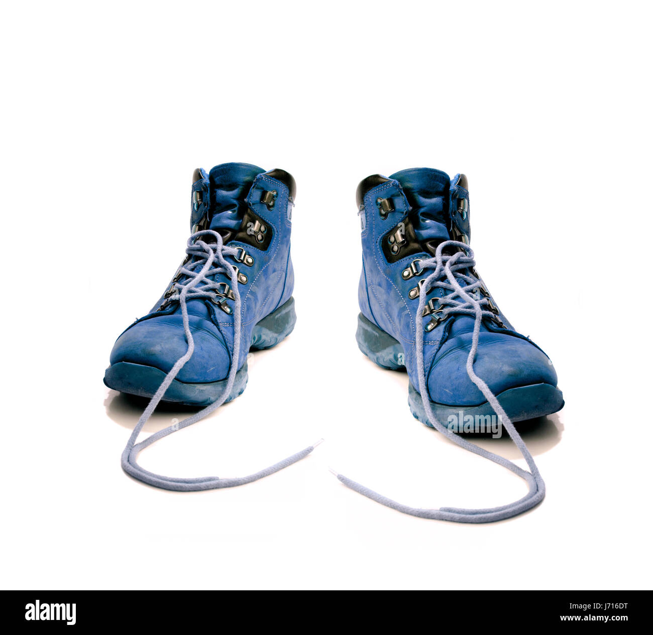 blue shoes Stock Photo