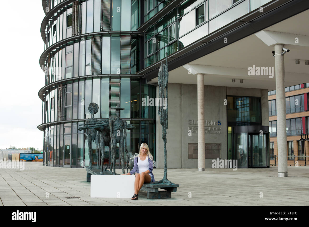 city tour in rostock Stock Photo - Alamy