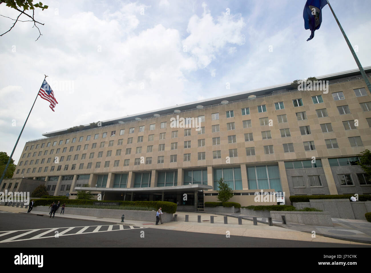 harry s truman department of state building Washington DC USA Stock Photo