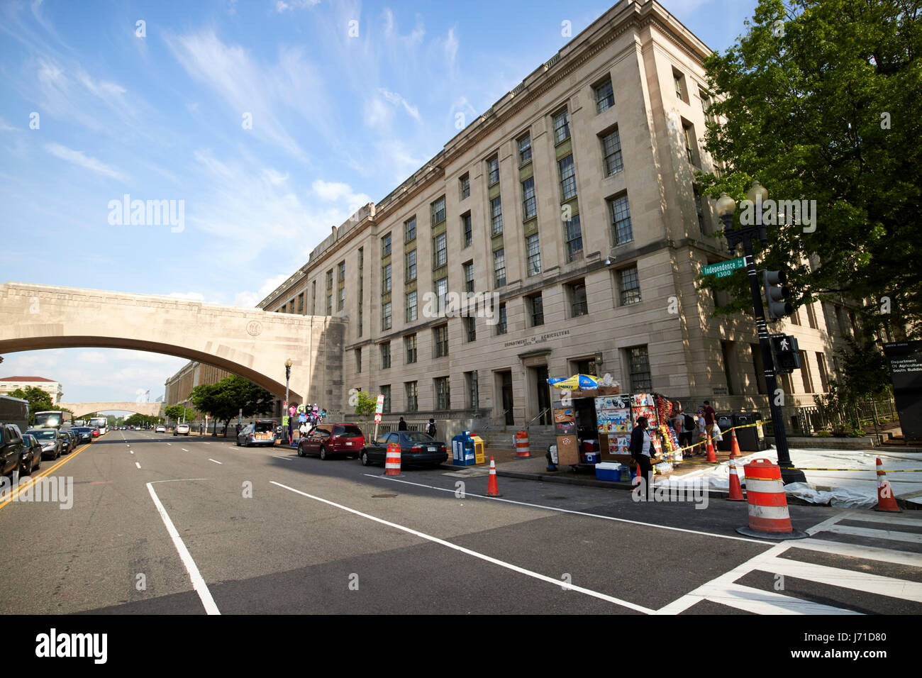 United states department of agriculture south building administration Washington DC USA Stock Photo