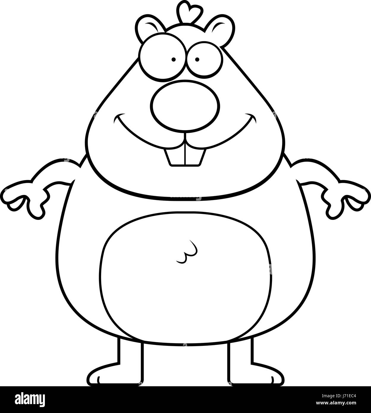 Gerbil Coloring Page