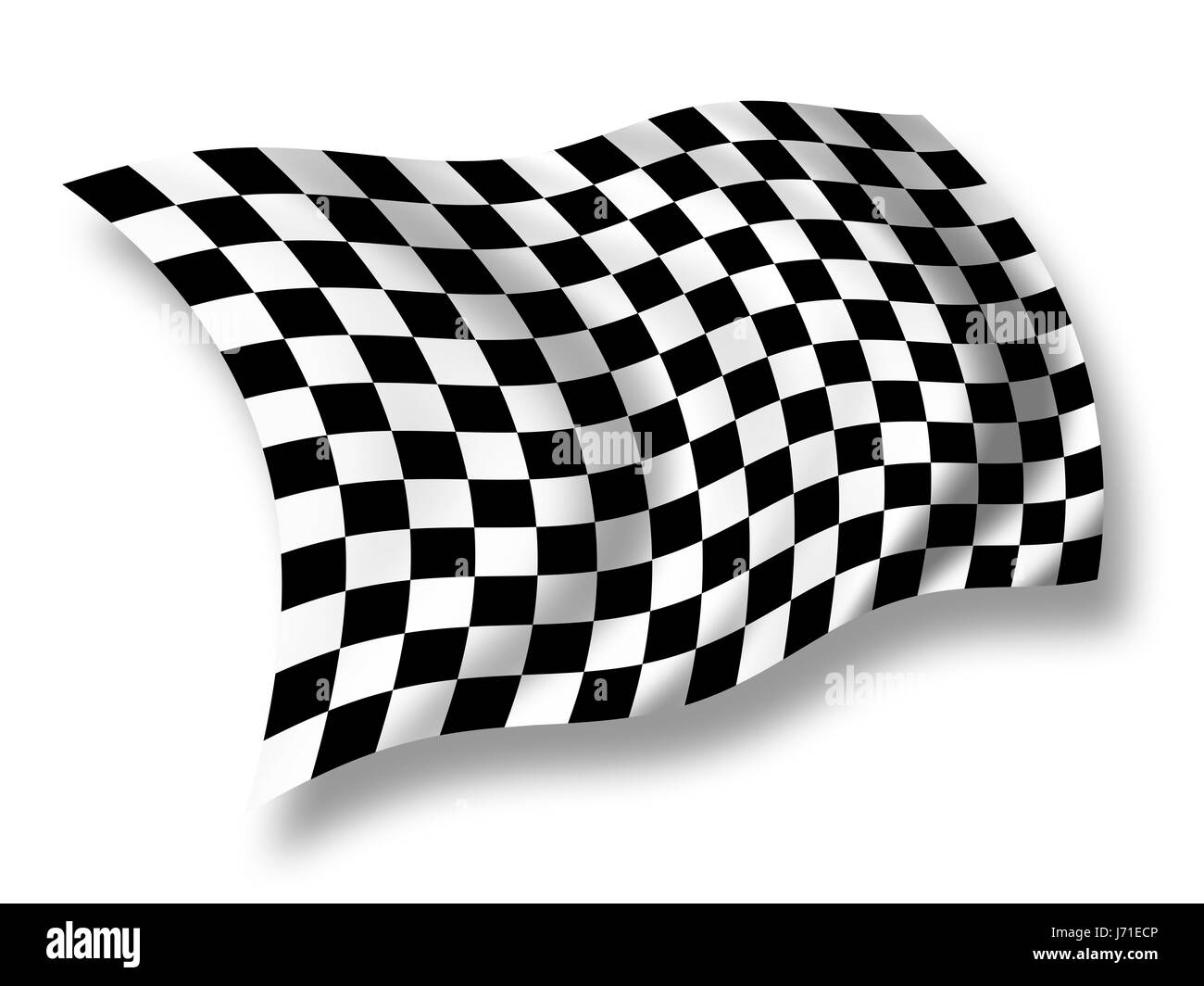 flag motoring contest bet target flag car automobile vehicle means of travel Stock Photo