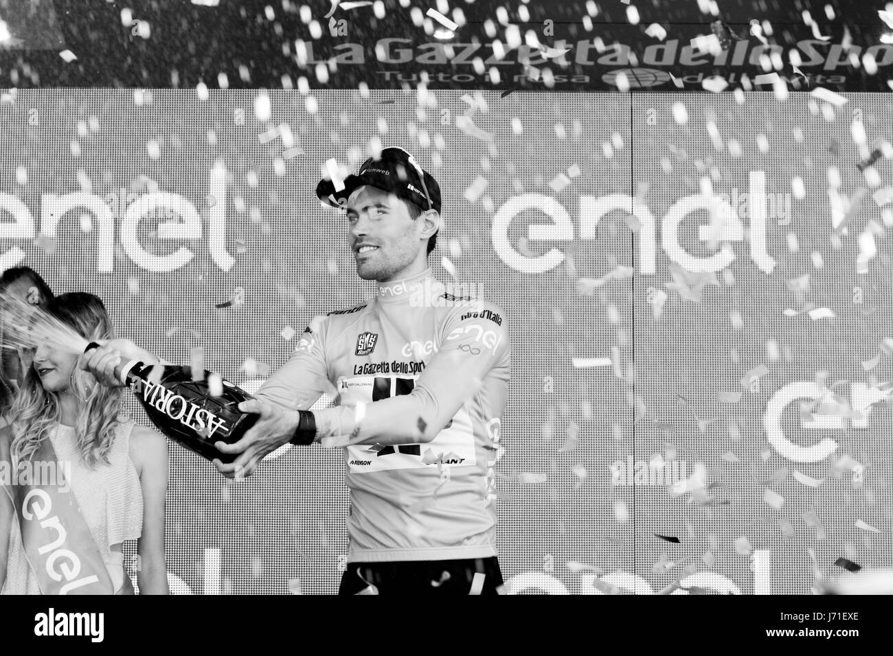 Bergamo, 21th may 2017, Italy Giro D'Italia stage 14 Stock Photo