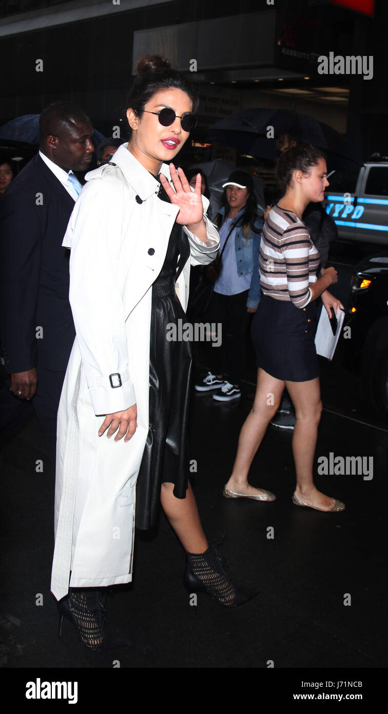 New York, NY, USA. 22nd May, 2017. Priyanka Chopra seen at MTV Studios