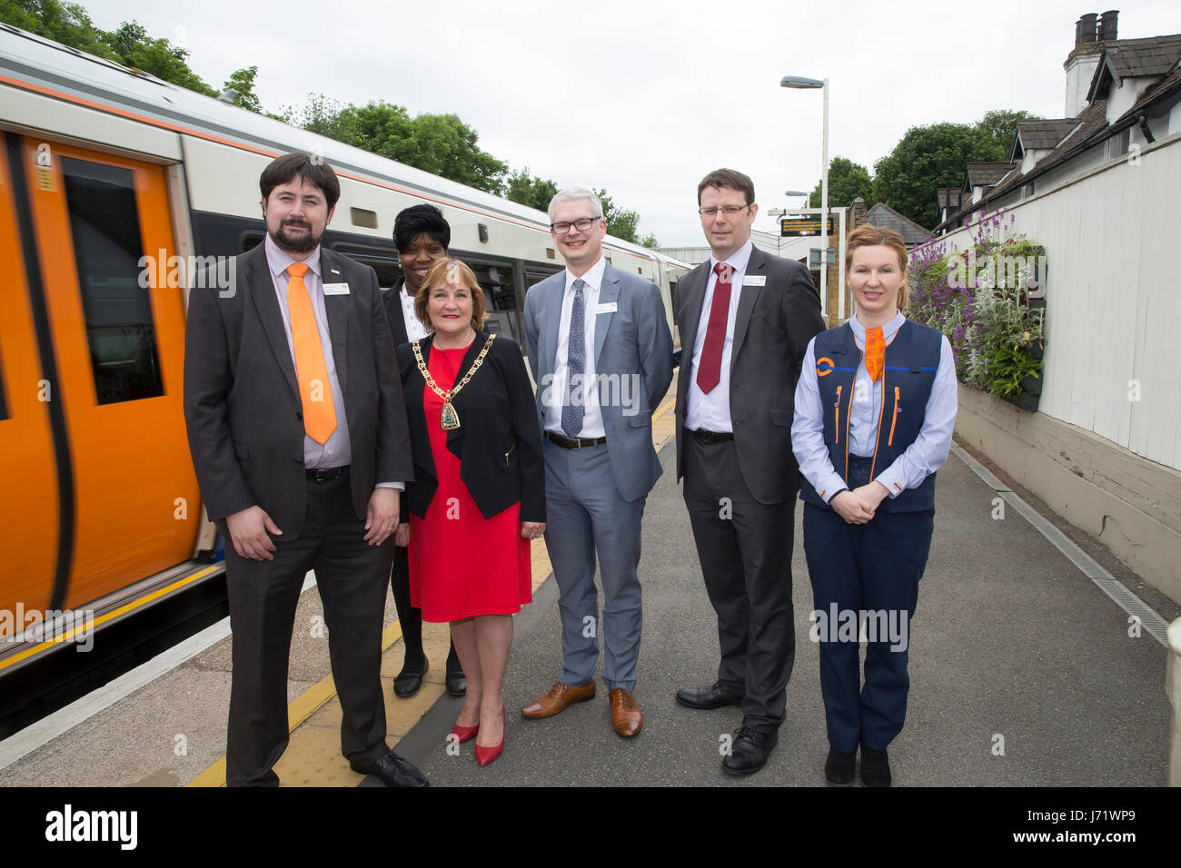 Penge West, UK. 23rd May, 2017. Mayor of Bromley, Cllr Kathy Bance MBE