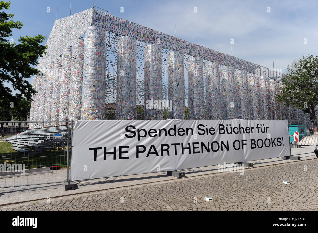 Kassel Germany 23rd May 2017 A Banner Reading Spenden Sie