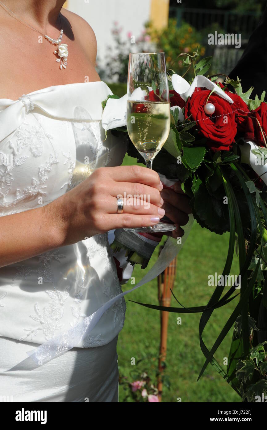 Bride Champagne Glass