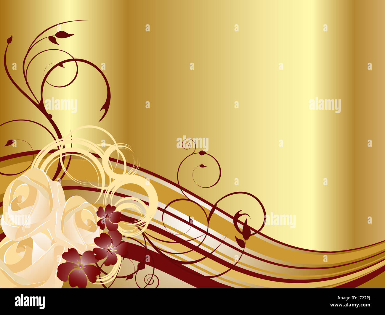  flower plant romantic roses bouquet card congratulation floral Illustration 